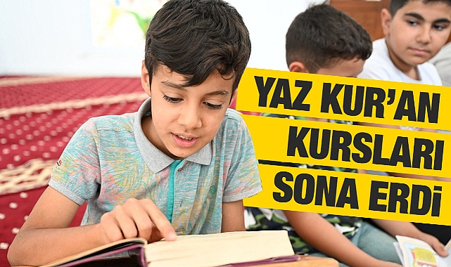 Bayburt'ta yaz Kur'an kursları sona erdi
