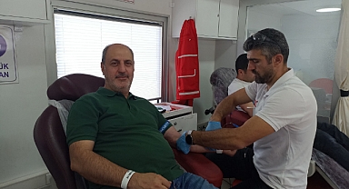 Bayburt'ta kan bağışına yoğun ilgi