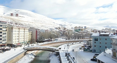 Bayburt'un en soğuk yeri merkezi oldu