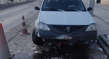 Cumhuriyet Caddesi’nde trafik kazası!