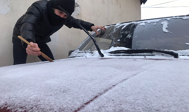 Bayburtlu vatandaşın soğukla imtihanı!