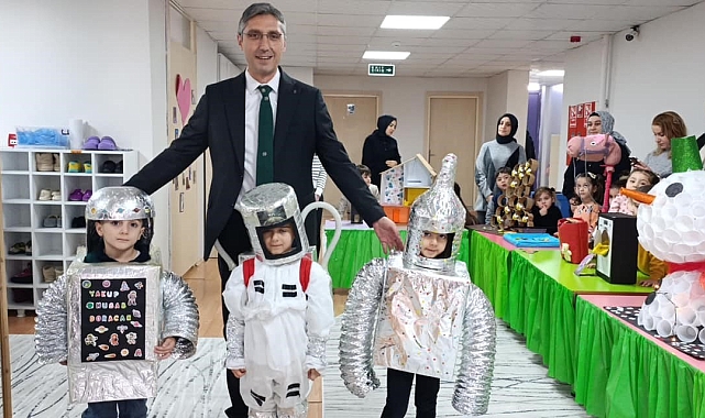 Bayburt'ta dönüşüm malzemelerinden yapılan ürünler sergilendi
