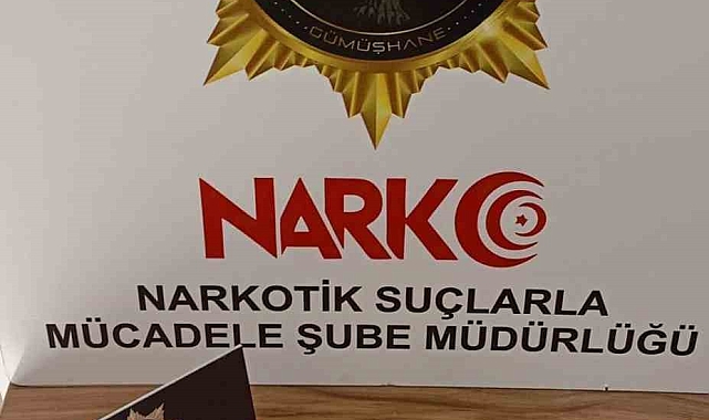 Gümüşhane'de uyuşturucu operasyonunda 2 kişi tutuklandı