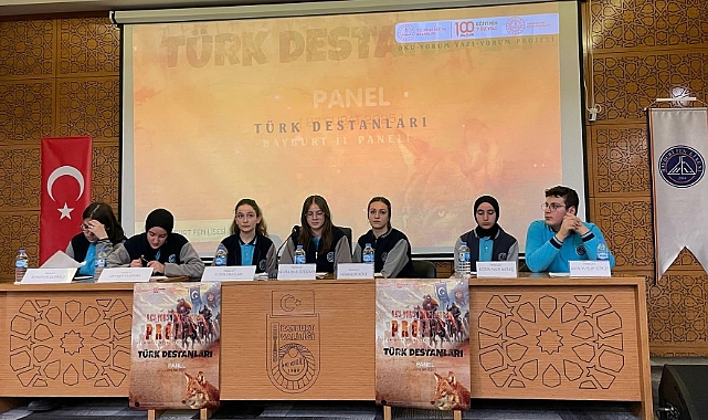 Bayburt'ta 'Türk Destanları Okumaları Bayburt İl Paneli' yapıldı