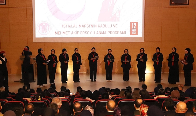 İstiklal Marşı’nın kabulünün 104. yılı coşkuyla kutlandı