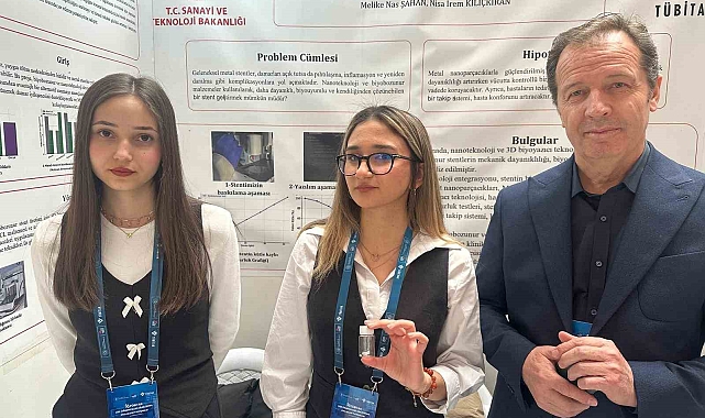 Lise öğrencilerinden 'nano parçacıklı' stent