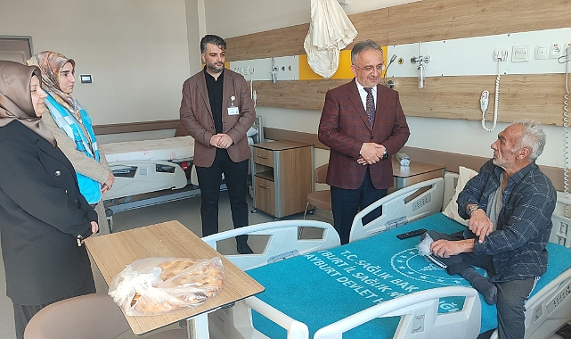 Müftü Danacı, hastaneyi ziyaret etti