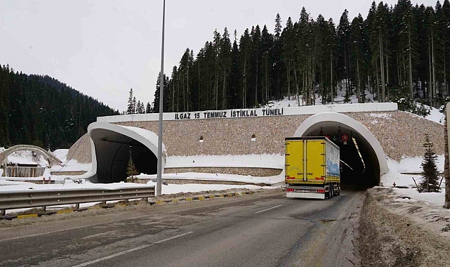 O tarihte kullanacaklar dikkat: Ilgaz 15 Temmuz Tüneli'nde bakım çalışması yapılacak