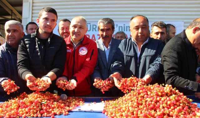 İlk kirazın kilosu 3 bin 500 TL'den satıldı