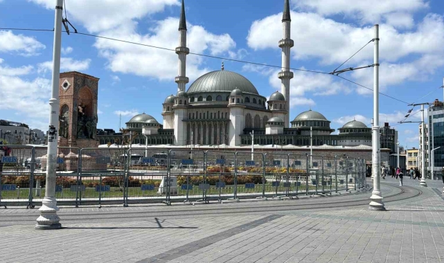 Taksim'de 1 Mayıs nedeniyle güvenlik önlemi alındı