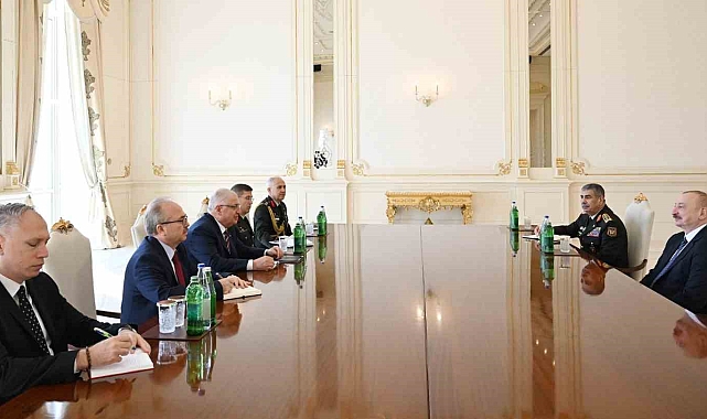 Aliyev, Milli Savunma Bakanı Güler'i kabul etti