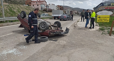 Anayolda feci kaza!