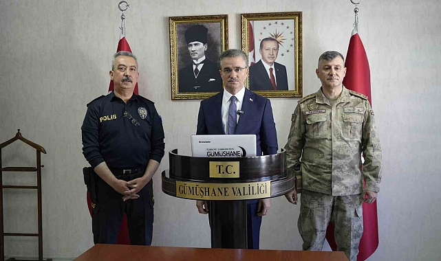 Gümüşhane'de Nisan ayı asayiş bilgilendirme toplantısı gerçekleştirildi