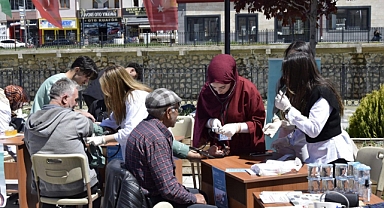 vatandaşların tansiyonu ölçüldü
