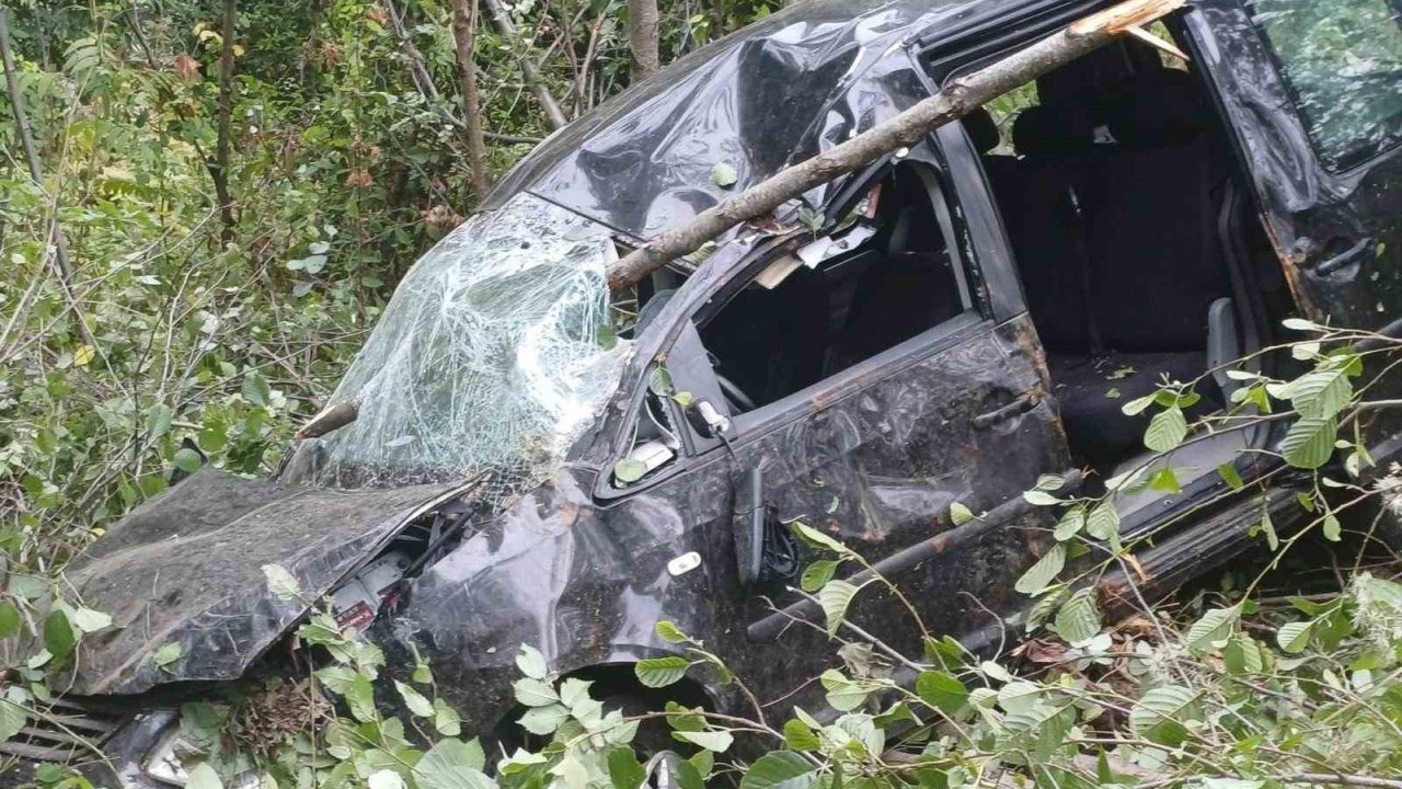 Trabzon’da trafik kazası 1 ölü, 2 yaralı