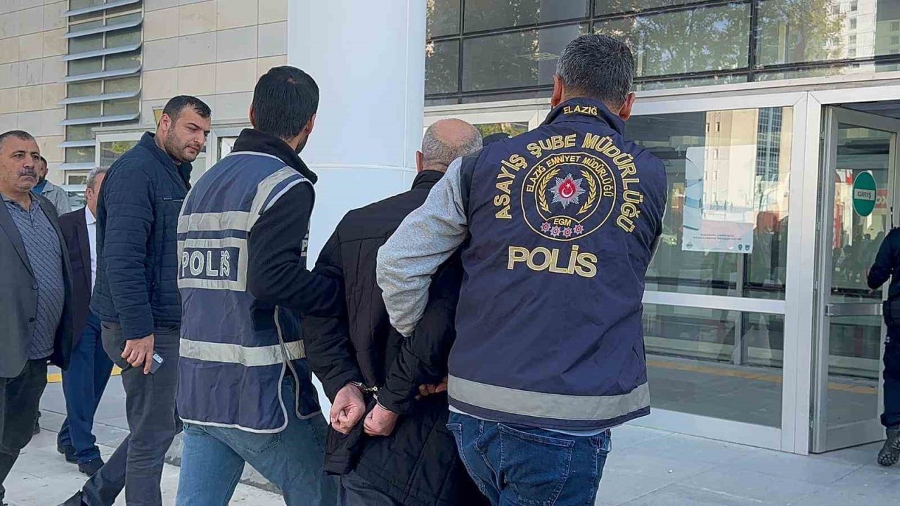 Elazığ’da gazeteciye silahlı saldırıda bulunan şüpheli adliyeye sevk edildi
