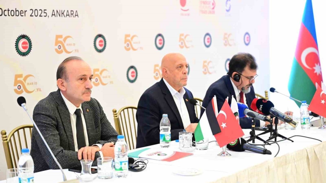 HAK-İŞ Başkanı Arslan: "HAK-İŞ, Filistin ve Gazze’de yapılan katliamlara ve soykırıma karşı net bir tavır ortaya koymuştur"