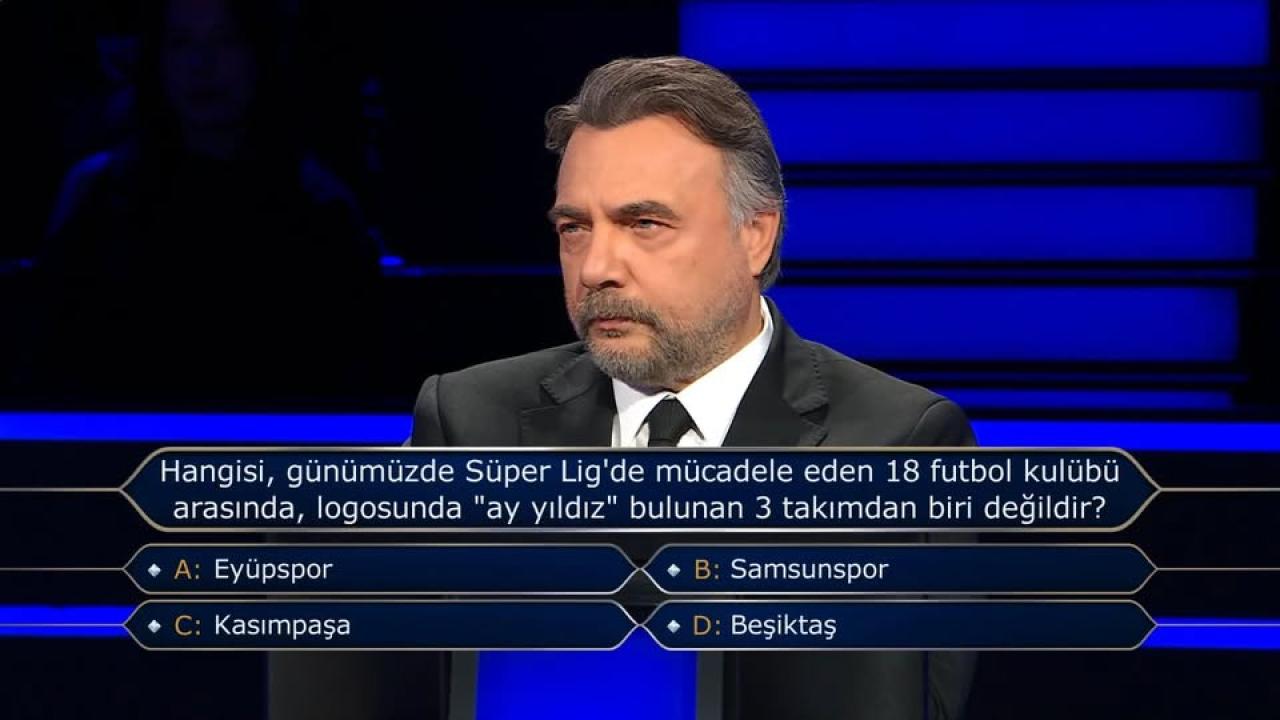 Hangisi, günümüzde Süper Lig'de mücadele eden 18 futbol kulübü arasında, logosunda 'ay yıldız' bulunan 3 takımdan biri değildir?