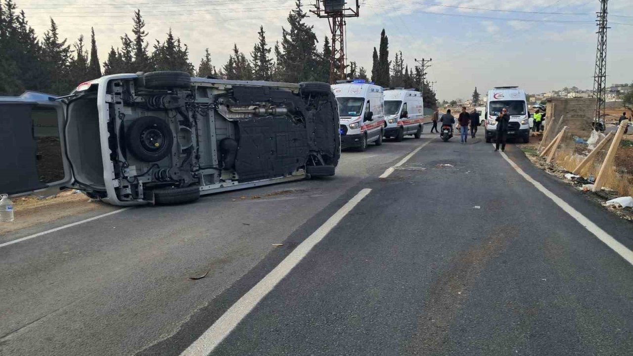 Kilis’te iki araç çarpıştı: 4 yaralı