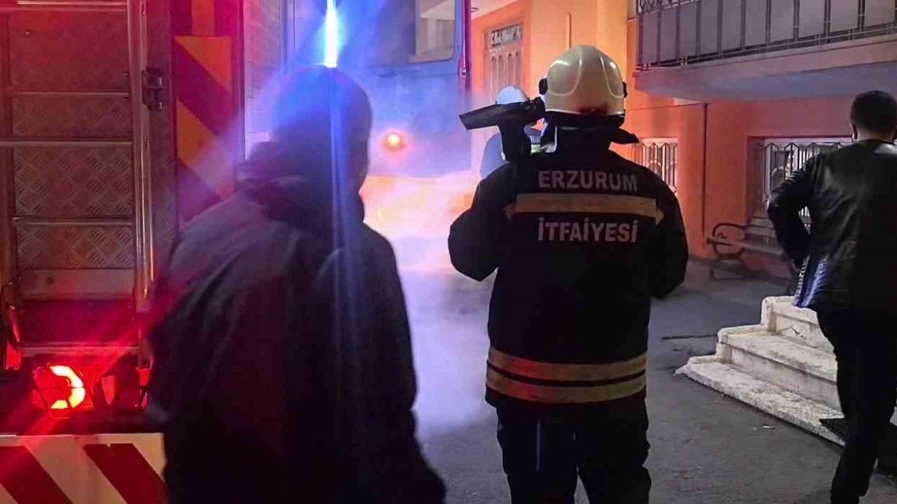 Palandöken’de korkutan yangın