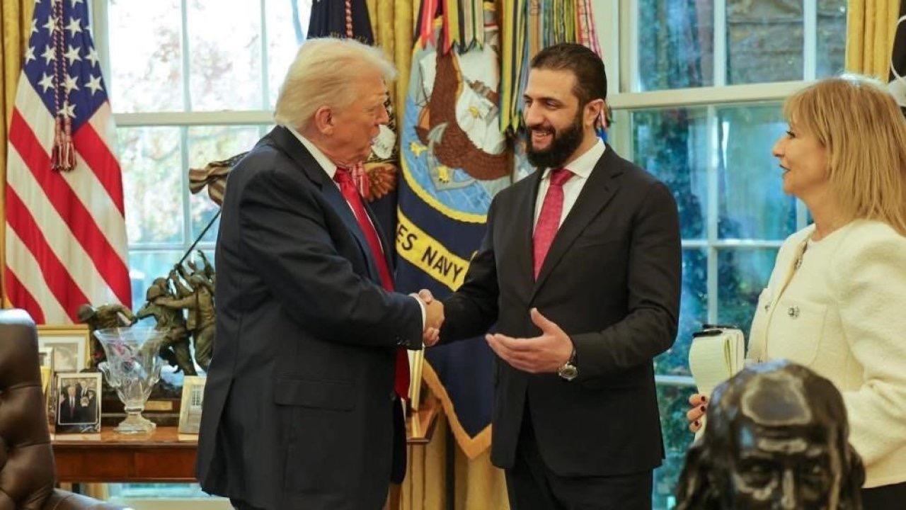 Trump ile Suriye Devlet Başkanı eş-Şara arasında esprili sohbet