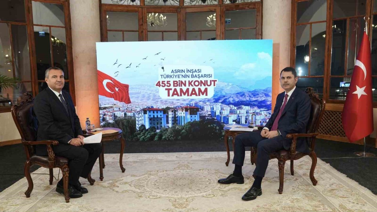 Bakan Kurum, tamamlanan asrın inşa seferberliğini Hatay’da anlattı