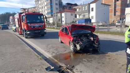 Araklı-Bayburt yolunda korkutan kaza: 5 yaralı!