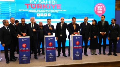 Bayburt'ta TOKİ heyecanı...