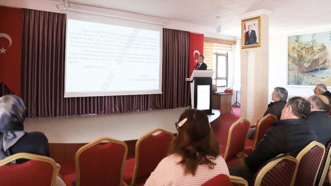 Milli eğitim personeline resmî yazışma kuralları anlatıldı