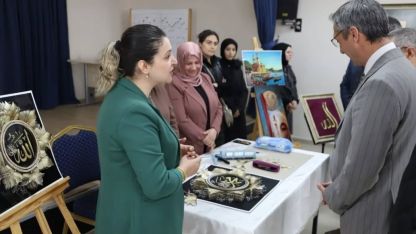 'Sevginin Diliyle Değerlerimiz' sergisi açıldı