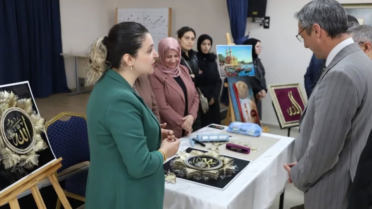 'Sevginin Diliyle Değerlerimiz' sergisi açıldı
