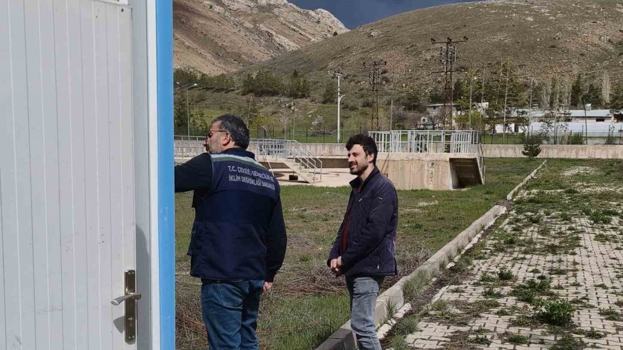 Atık su arıtma tesisinde teknik inceleme yapıldı