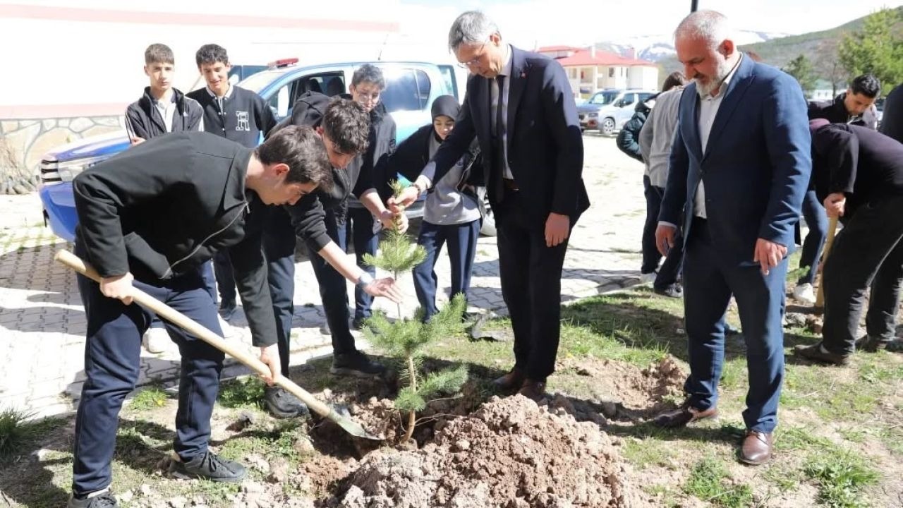 fidanlar toprakla buluştu...